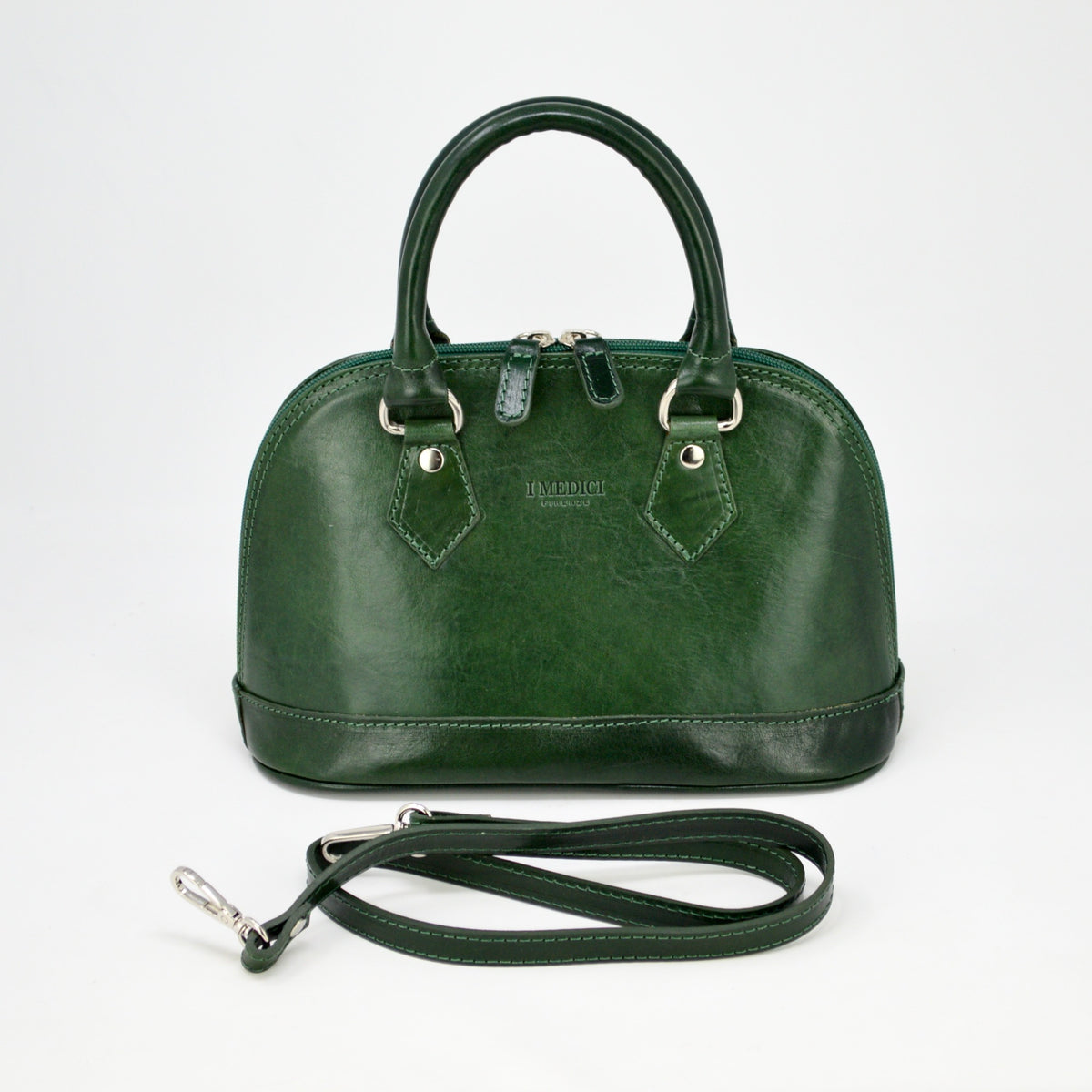 Catherine Top Handles Bag, Italian Leather - MyItalianDecor