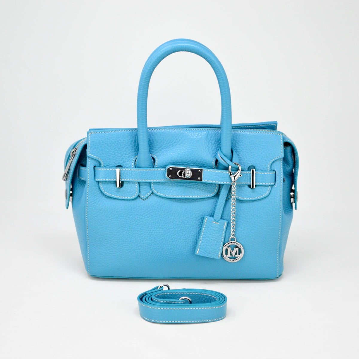 Clarice Crossbody/Handle Bag, Italian Leather - MyItalianDecor