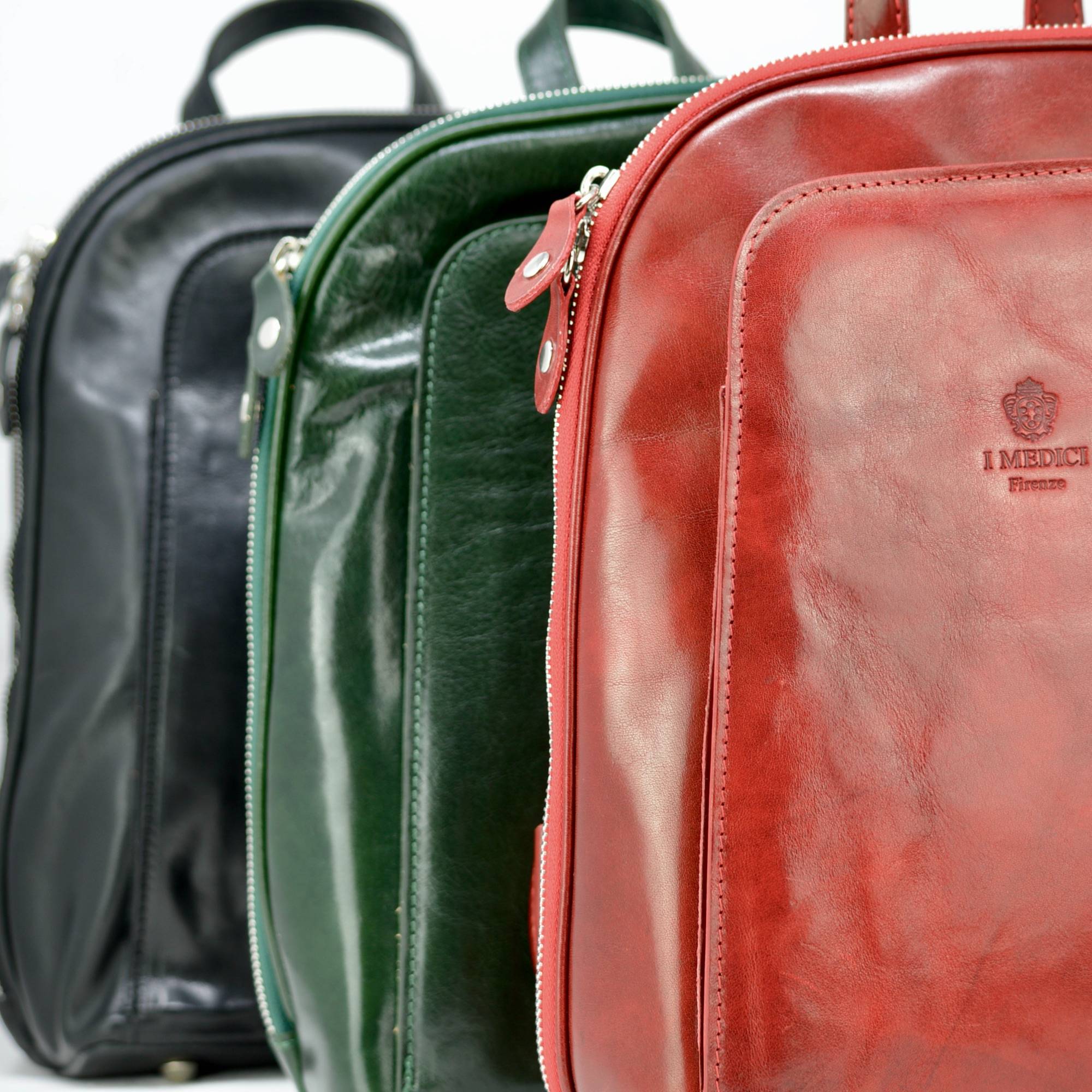 Made in italy leather backpack Clearance