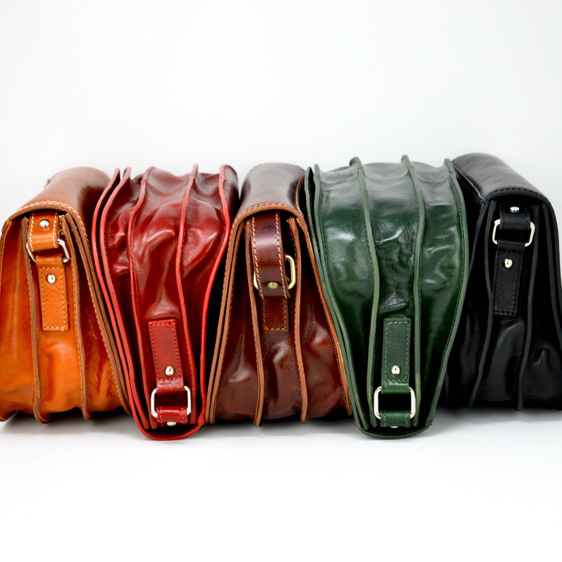 Arvella Luxury Italian Leather Bag, Made in Italy Black