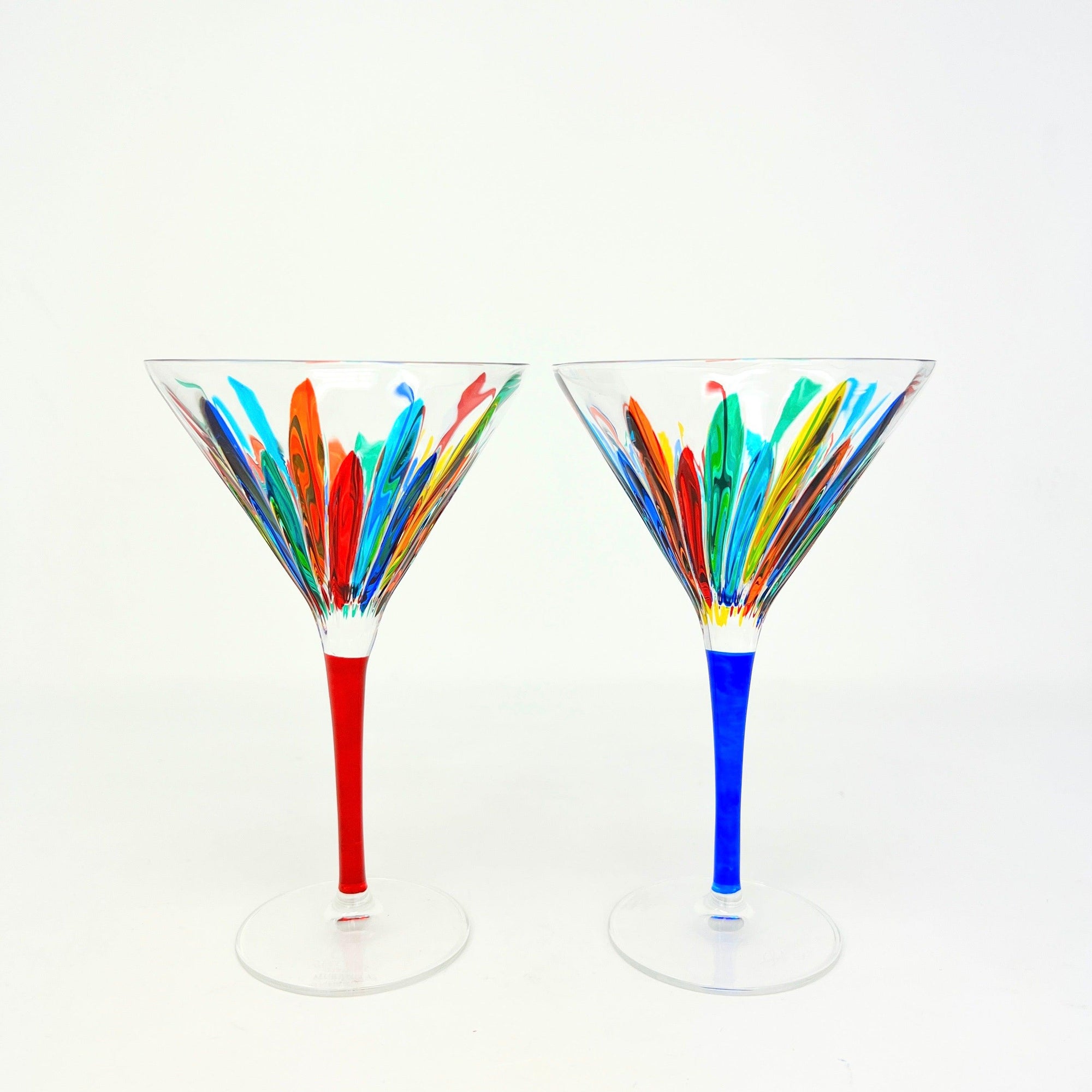 Enchanted, Italian Crystal Martini Glasses - Set of 2 at MyItalianDecor