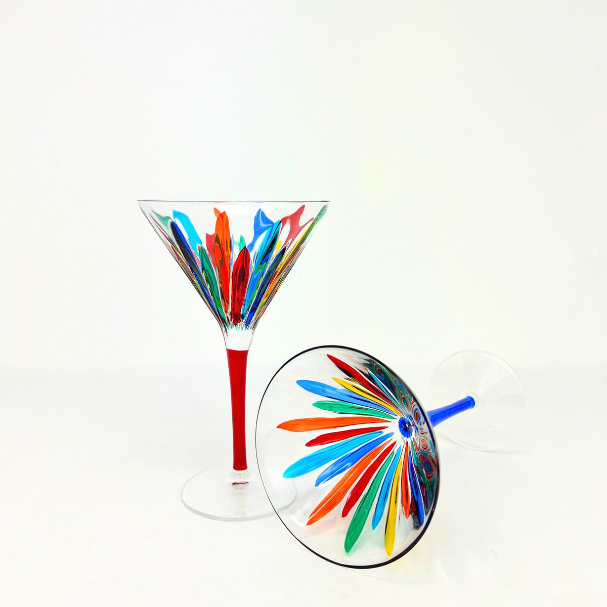 Enchanted, Italian Crystal Martini Glasses - Set of 2 at MyItalianDecor