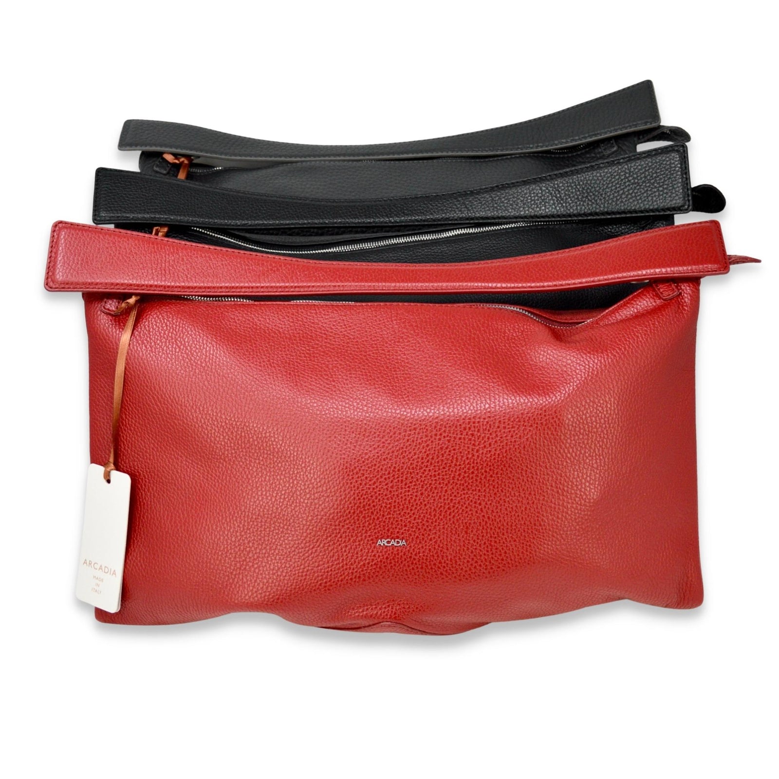 Large Aida Italian leather handbag by MyItalianDecor, showcasing the luxury Italian craftsmanship in all available colors.