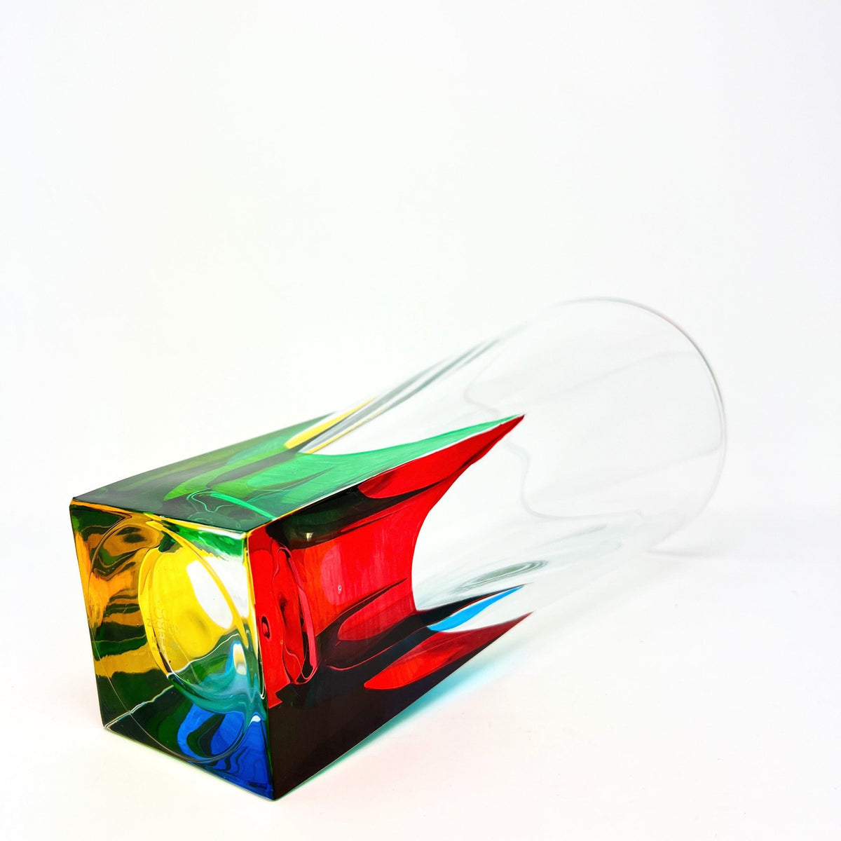 Fusion, Authentic Italian Crystal Vase, Made In Italy at MyItalianDecor