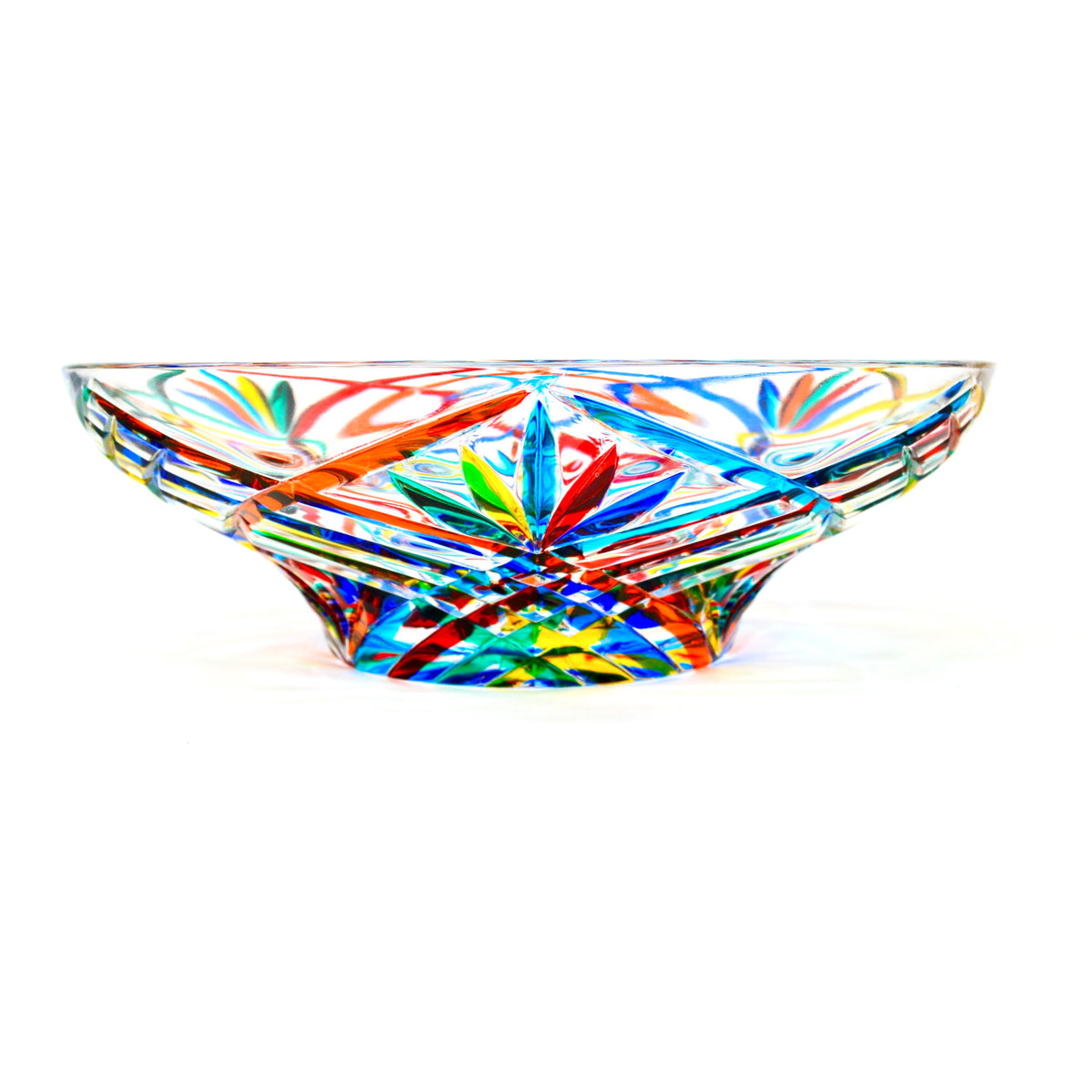 Melodia Centerpiece Bowl, Hand Painted, Made In Italy - My Italian Decor