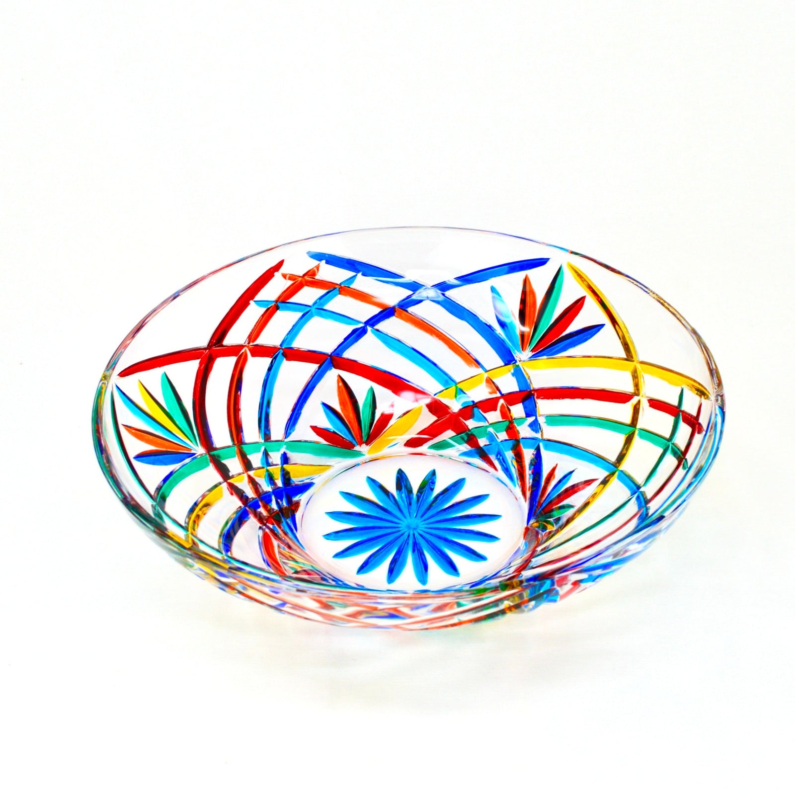 Melodia Centerpiece Bowl, Hand Painted, Made In Italy - My Italian Decor