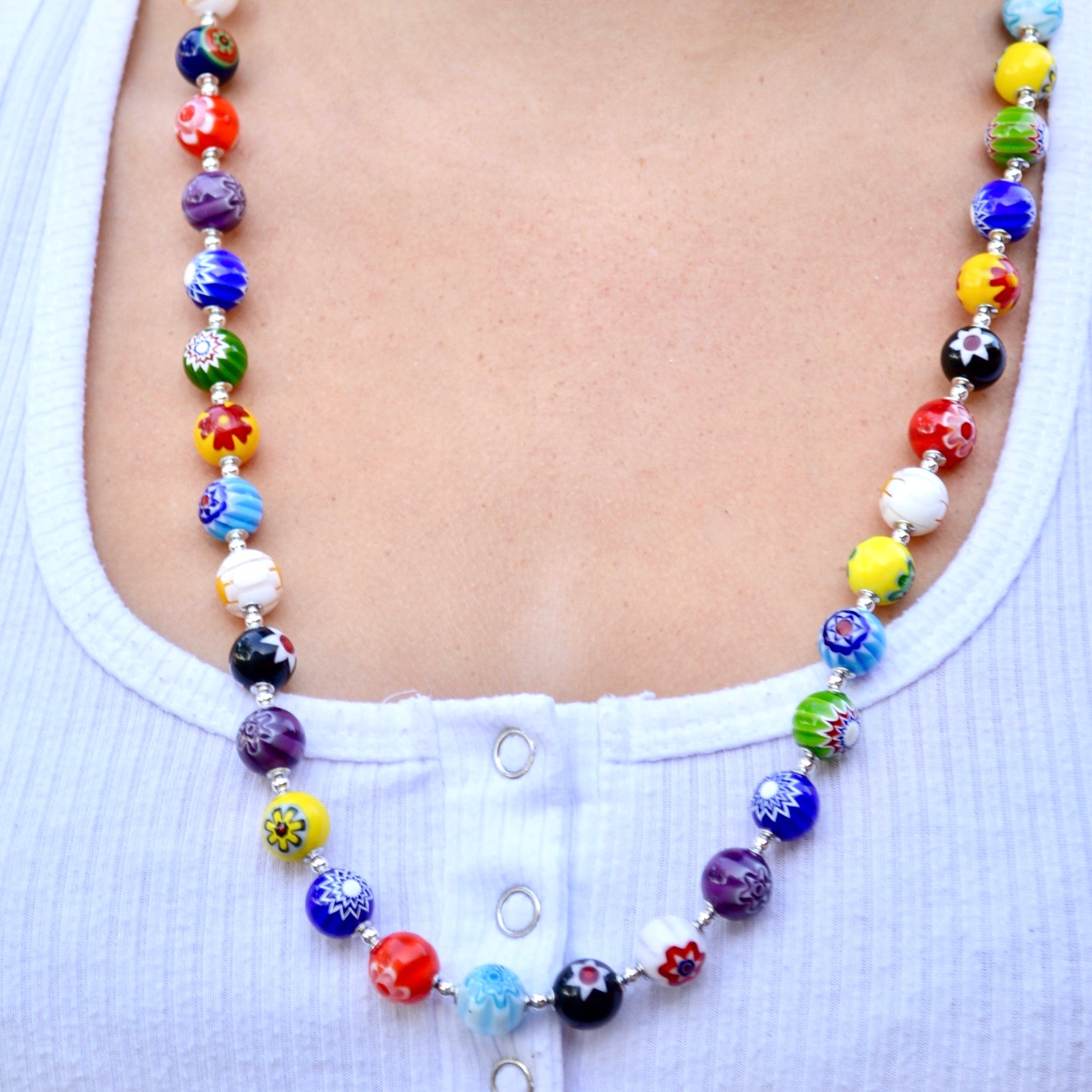 Buy China Wholesale Handmade Jewelry Colorful Beads Necklace Women
