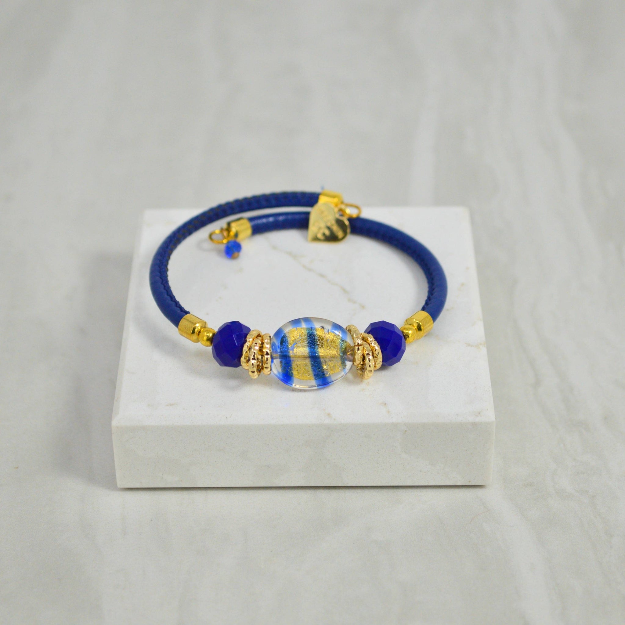Murano Glass Adelina Beaded Bracelet, Made In Italy - My Italian Decor