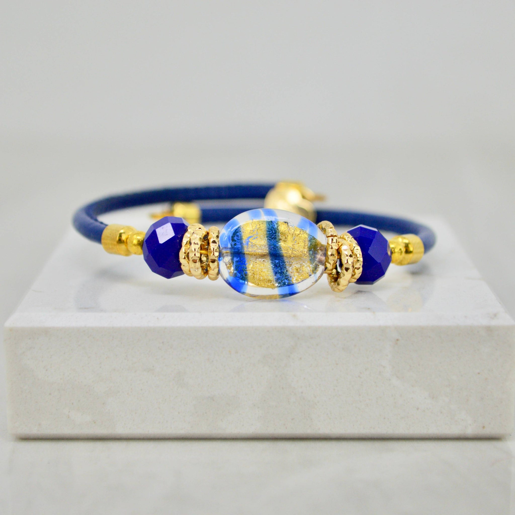 Murano Glass Adelina Beaded Bracelet, Made In Italy - My Italian Decor