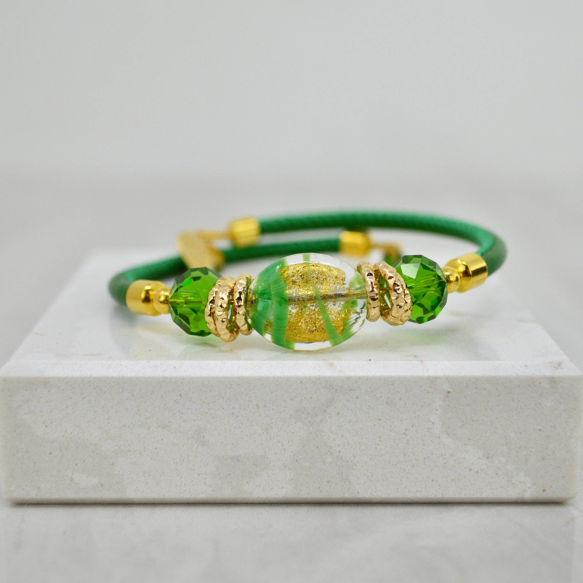 Murano Glass Adelina Beaded Bracelet, Made In Italy - My Italian Decor