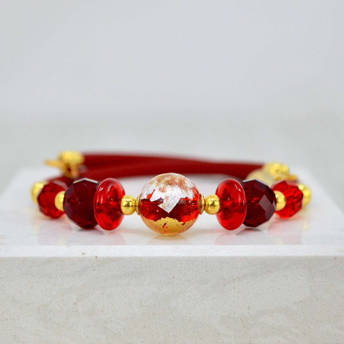 Murano Glass Mirabella Beaded Bracelet, Made In Italy - My Italian Decor