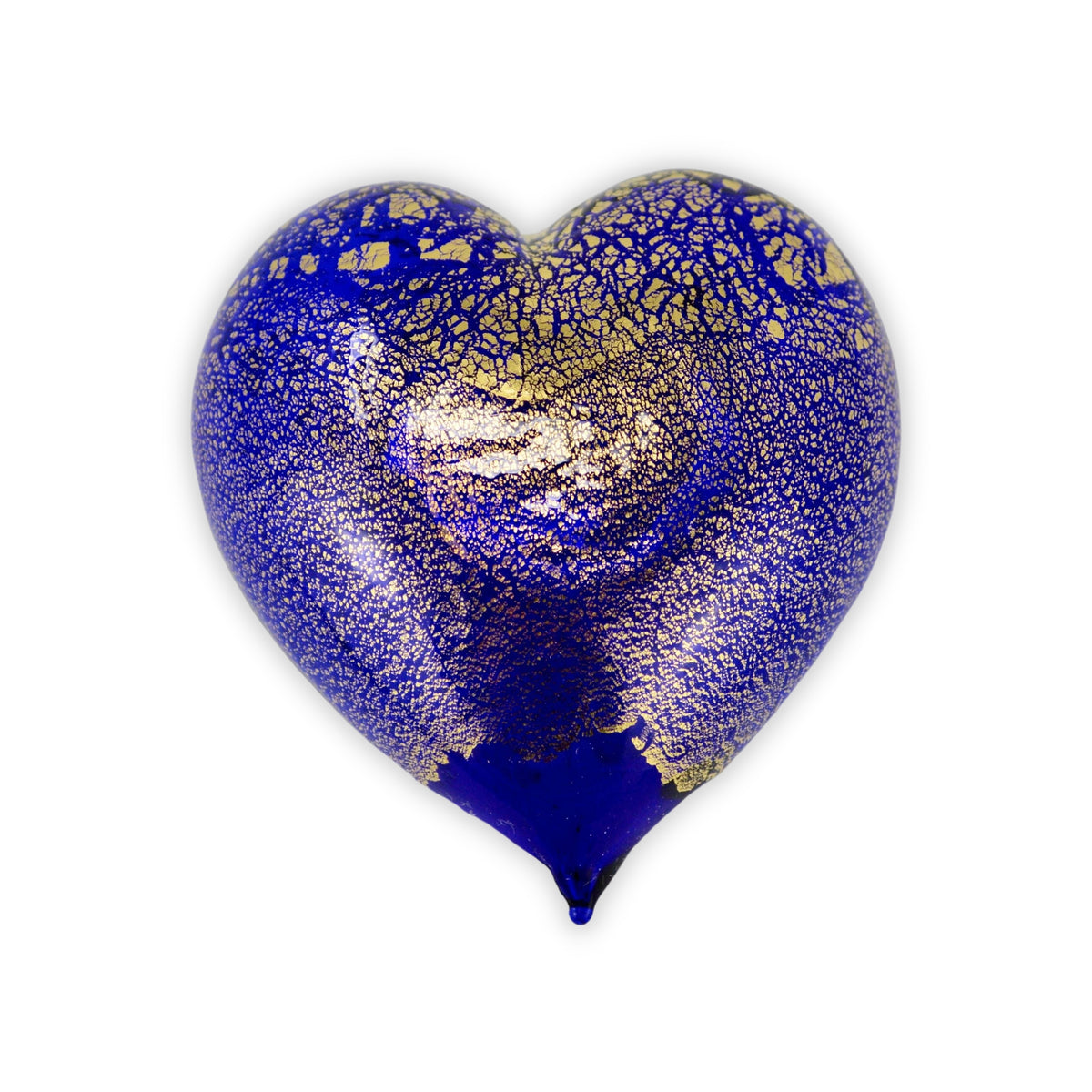 Murano Blown Glass Heart with 24 karat gold, Choice of colors, Made in Italy - My Italian Decor