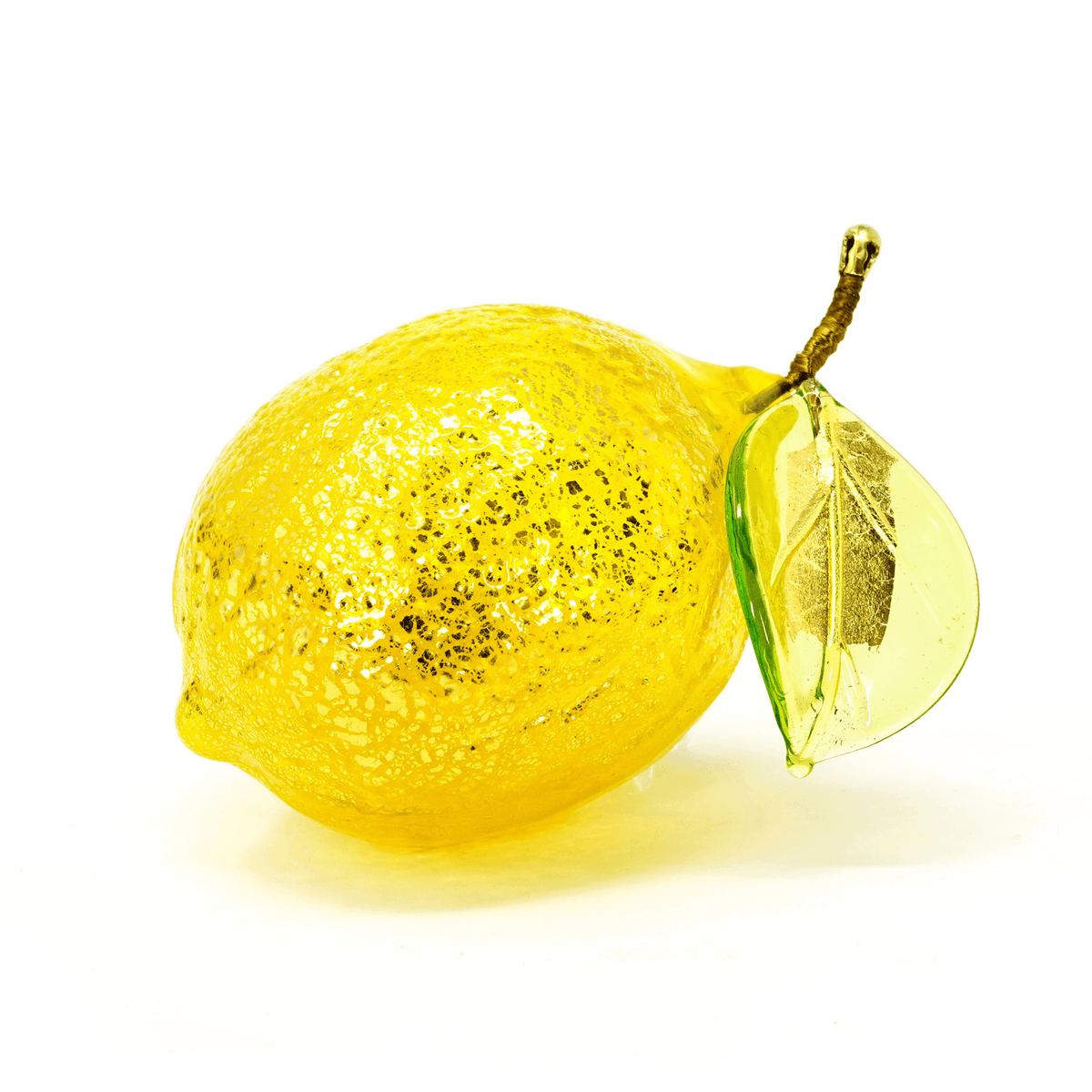 Murano Glass Citrus Bundle | Lemon, Lime and Orange, 24 karat gold finish at MyItalianDecor
