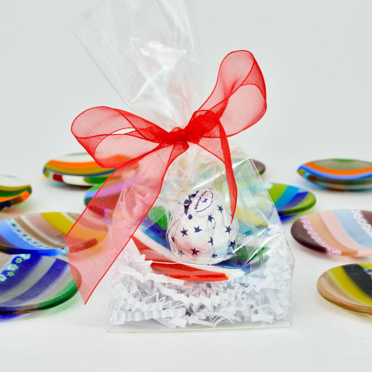 Millefiori Mini Round Dishes, Assorted Colors, Made In Italy - My Italian Decor