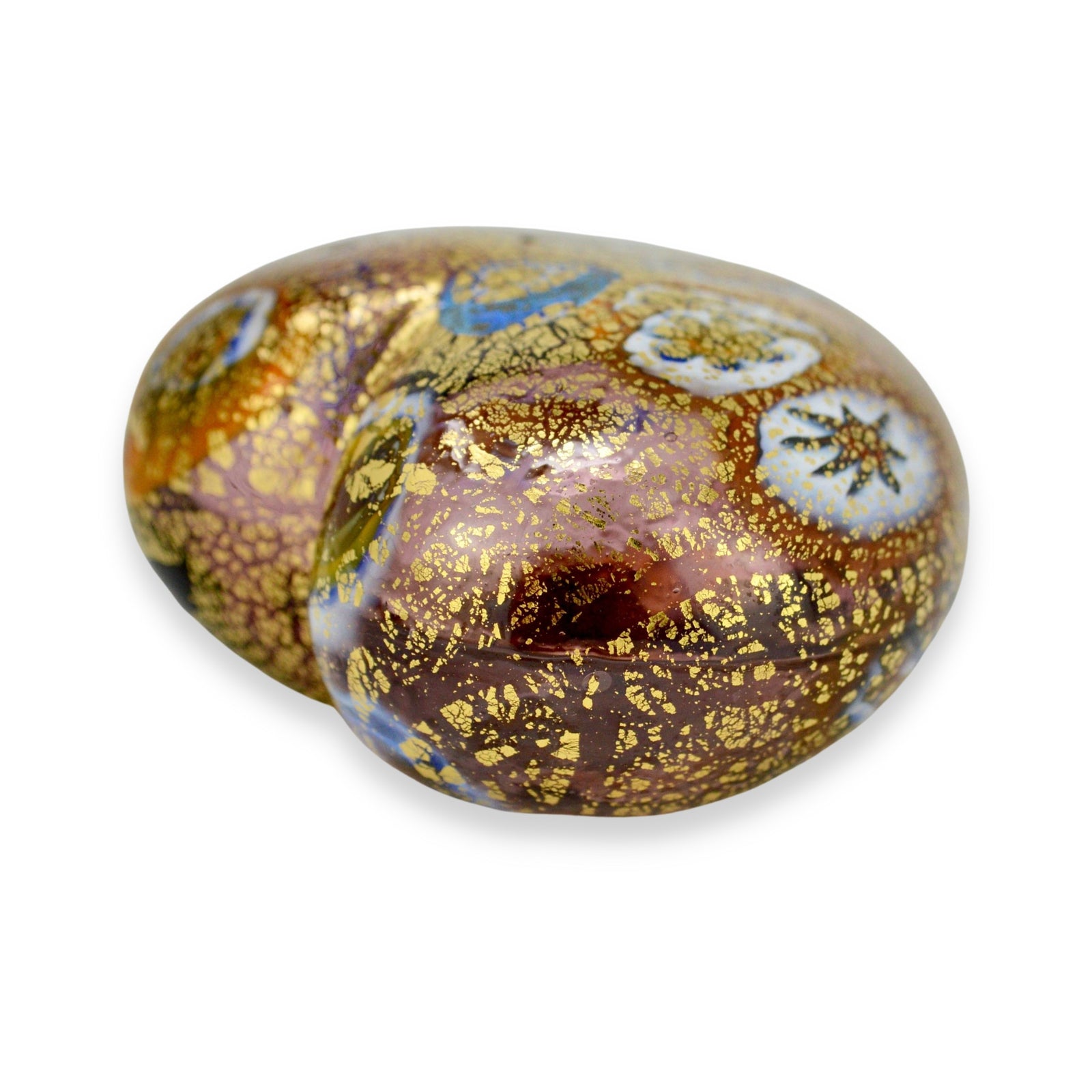 Murano Glass Blown Heart with Millefiori, multiple colors - My Italian Decor