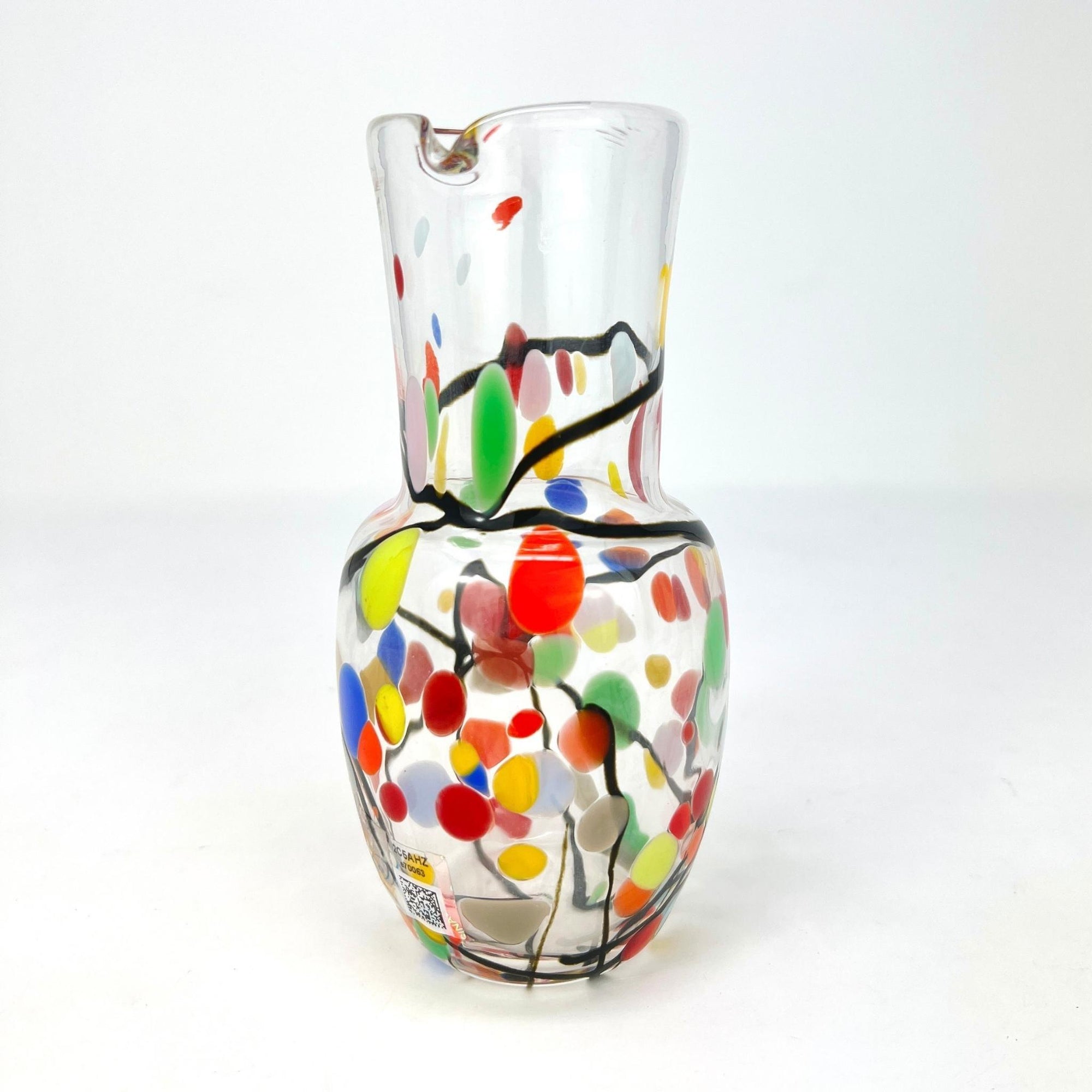 Picasso Individual Wine Carafe, Personal Decanter, Murano Glass, Made in Italy at MyItalianDecor