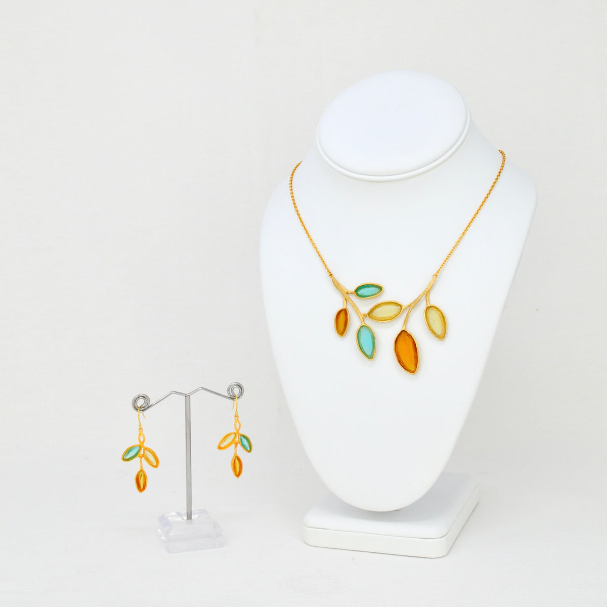 Sage Leaf Jewelry Set - My Italian Decor