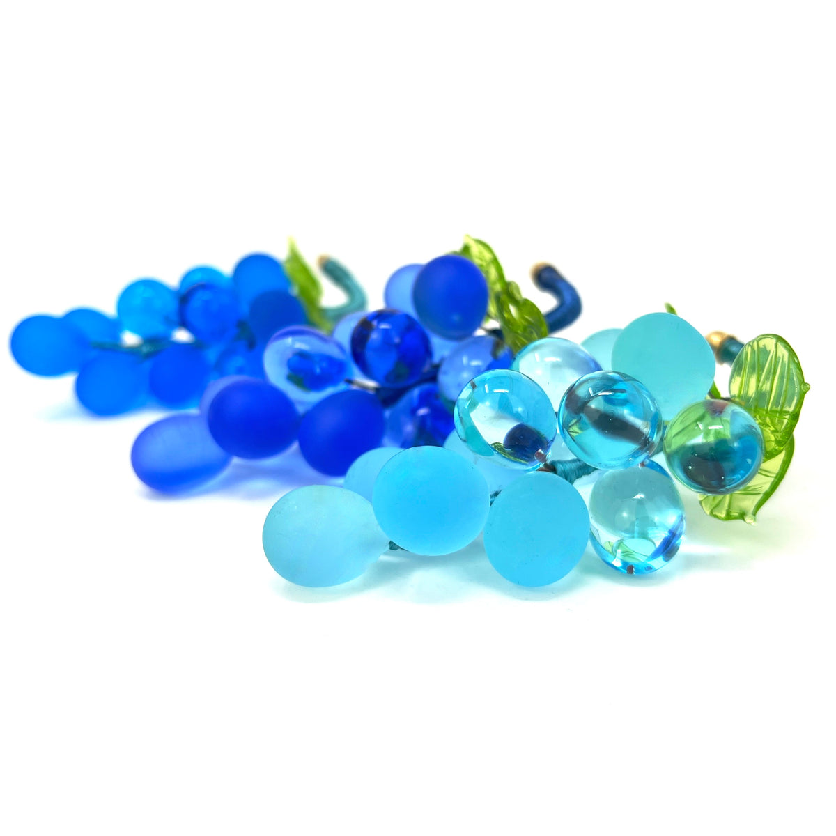 Murano Glass Solid Grape Cluster, Small, Multiple Colors, Made in Italy - My Italian Decor