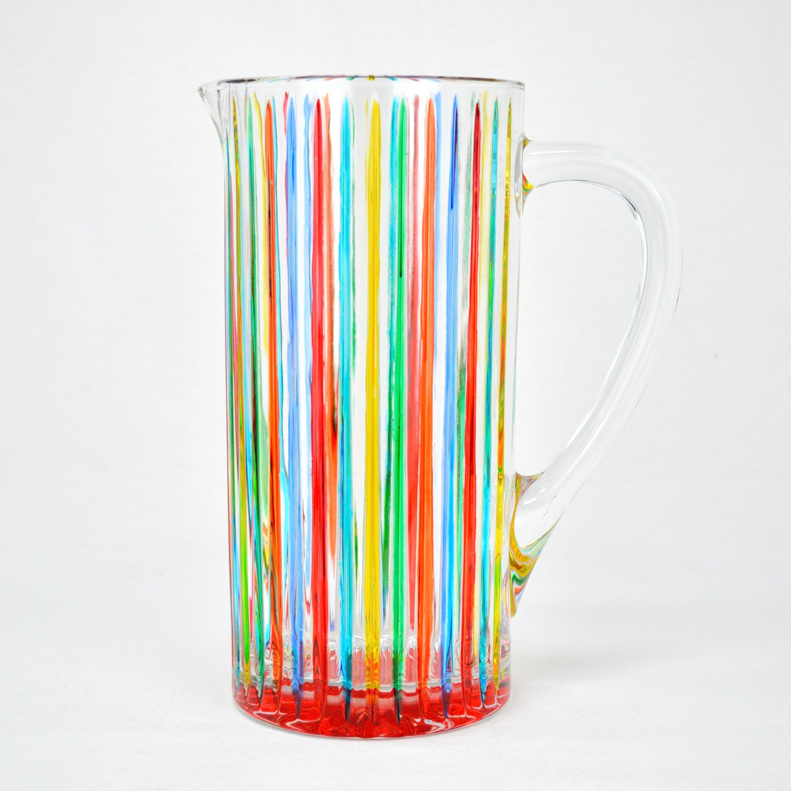 Timeless Drink Pitcher, Hand-Painted Italian Crystal - My Italian Decor