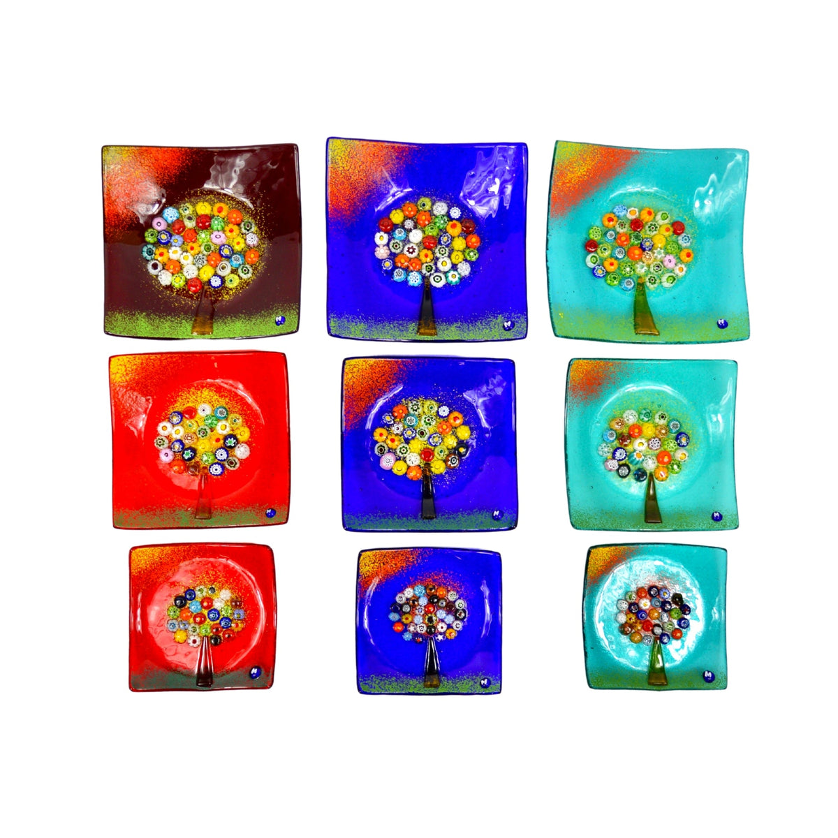 Tree of Life Dish, Small, Medium, or Large,  Murano Glass - My Italian Decor