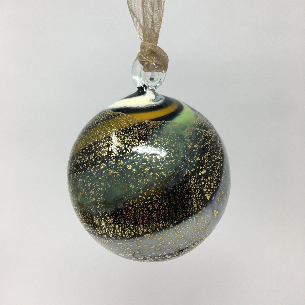 Vento Murano Blown Glass Holiday Ornament, Multiple Colors, Opaque at MyItalianDecor
